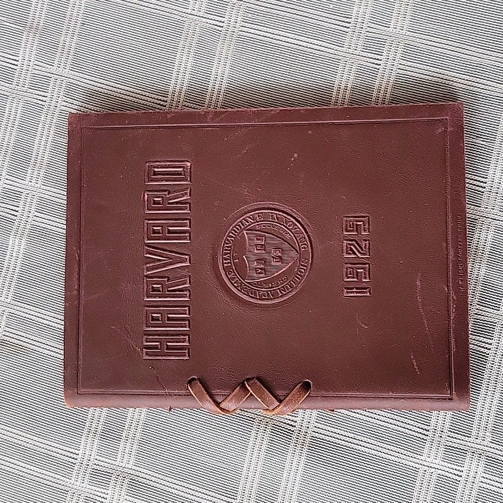 1929 Harvard University Small Leather Class Day Week Book